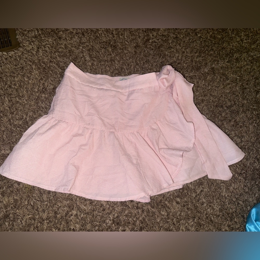 Francesca's Collections Light Pink A-Line Skirt